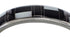 Sterling Silver Black Jade And Mother of Pearl Cuff Bracelet VX59304